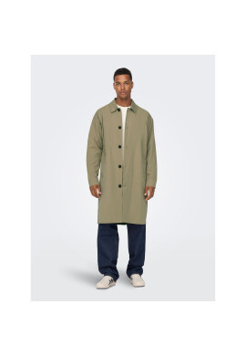 Only & Sons Тренч Malcom 22024246 Зелен Regular Fit - Pepit.bg