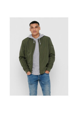 Only & Sons Яке бомбър Jack 22015866 Зелен Regular Fit - Pepit.bg