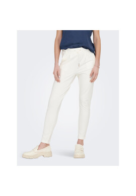 ONLY Текстилни панталони 15115847 Бял Regular Fit - Pepit.bg