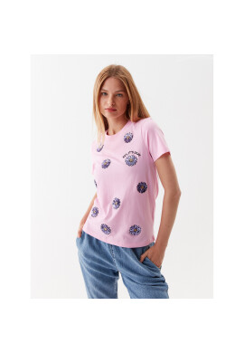ONLY Тишърт 15286720 Розов Regular Fit - Pepit.bg