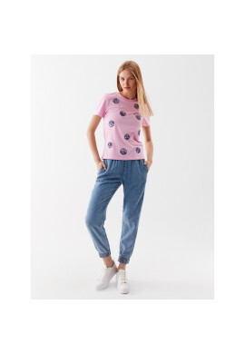 ONLY Тишърт 15286720 Розов Regular Fit - Pepit.bg