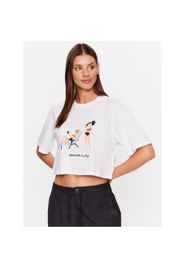 ONLY Тишърт 15296237 Бял Regular Fit - Pepit.bg