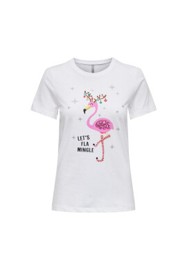 ONLY Тишърт 15306571 Бял Regular Fit - Pepit.bg