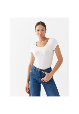 ONLY Тишърт 15316416 Бял Slim Fit - Pepit.bg