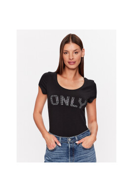 ONLY Тишърт 15316416 Черен Slim Fit - Pepit.bg
