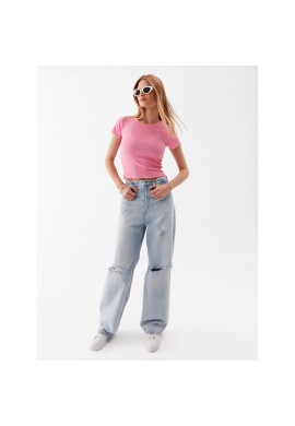 ONLY Тишърт Emma 15201206 Розов Regular Fit - Pepit.bg