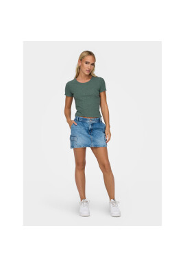 ONLY Тишърт Emma 15201206 Зелен Slim Fit - Pepit.bg