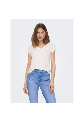 ONLY Тишърт Free 15287041 Бял Regular Fit - Pepit.bg