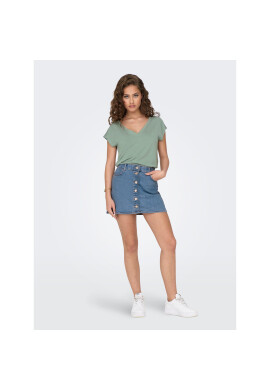 ONLY Тишърт Free 15287041 Зелен Regular Fit - Pepit.bg