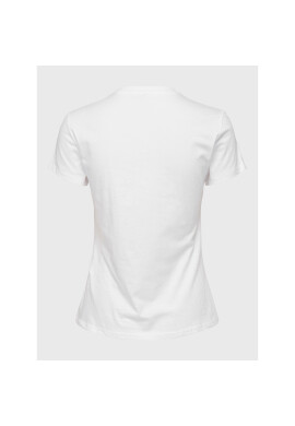 ONLY Тишърт Helene 15275089 Бял Regular Fit - Pepit.bg