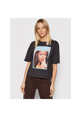 ONLY Тишърт Icon Tribute 15265368 Черен Oversize - Pepit.bg