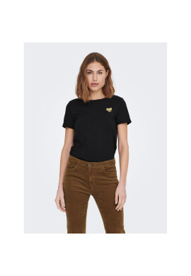 ONLY Тишърт Kita 15244714 Черен Regular Fit - Pepit.bg