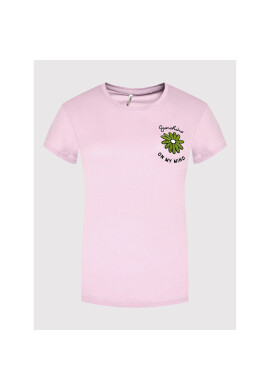 ONLY Тишърт Kita 15259095 Розов Regular Fit - Pepit.bg