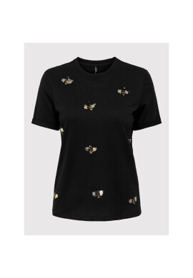 ONLY Тишърт Kita 15264049 Черен Regular Fit - Pepit.bg
