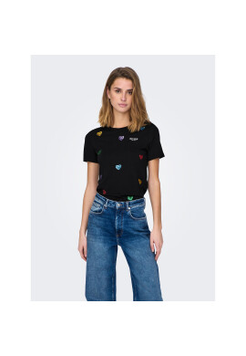 ONLY Тишърт Kita 15286647 Черен Regular Fit - Pepit.bg