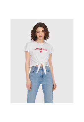 ONLY Тишърт Lisa 15263099 Бял Relaxed Fit - Pepit.bg