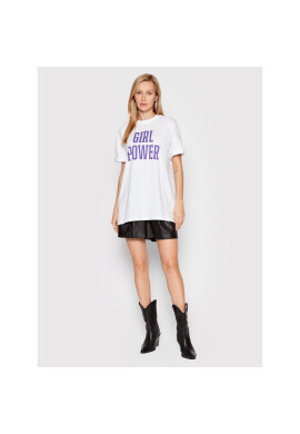 ONLY Тишърт Stina 15259043 Бял Oversize - Pepit.bg