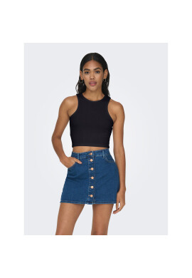 ONLY топ 15289846 Черен Cropped Fit - Pepit.bg