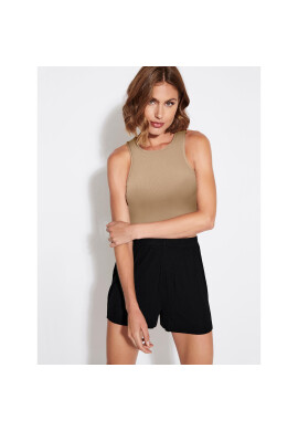 ONLY топ 15289846 Кафяв Cropped Fit - Pepit.bg