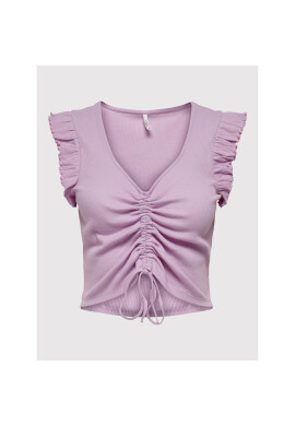 ONLY топ Laila 15257542 Виолетов Slim Fit - Pepit.bg