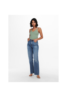 ONLY топ Lina 15207059 Зелен Slim Fit - Pepit.bg