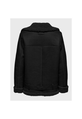 ONLY Яке от имитация на кожа Lis 15259949 Черен Regular Fit - Pepit.bg