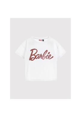 Original Marines Тишърт BARBIE DCPV3155F Бял Regular Fit - Pepit.bg