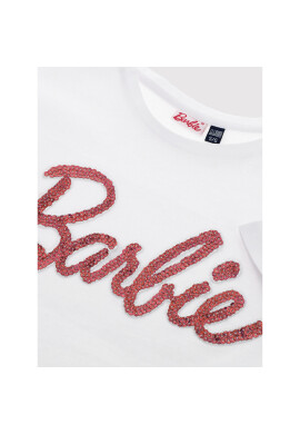 Original Marines Тишърт BARBIE DCPV3155F Бял Regular Fit - Pepit.bg