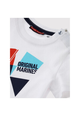 Original Marines Тишърт DCP0405NM Бял Regular Fit - Pepit.bg