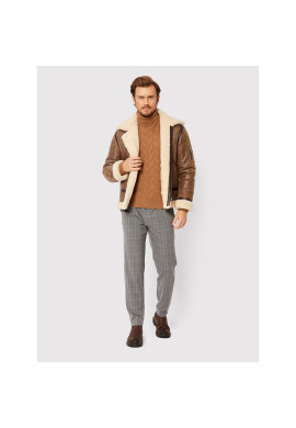 Oscar Jacobson Поло Samir 6965 4954 Кафяв Regular Fit - Pepit.bg