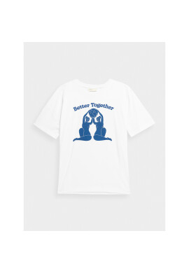 Outhorn Тишърт OTHAW23TTSHF0846 Бял Regular Fit - Pepit.bg