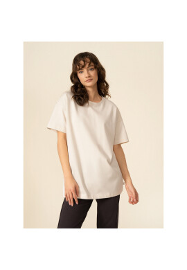 Outhorn Тишърт OTHSS23TTSHF417 Екрю Oversize - Pepit.bg
