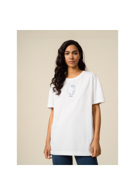 Outhorn Тишърт OTHSS23TTSHF423 Бял Oversize - Pepit.bg