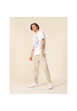 Outhorn Тишърт OTHSS23TTSHM450 Бял Relaxed Fit - Pepit.bg