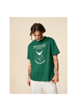 Outhorn Тишърт OTHSS23TTSHM450 Зелен Relaxed Fit - Pepit.bg