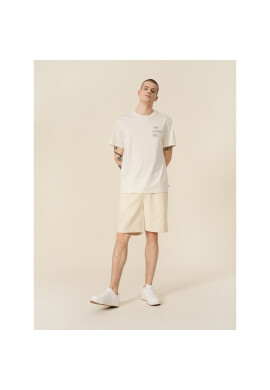 Outhorn Тишърт OTHSS23TTSHM465 Екрю Regular Fit - Pepit.bg
