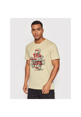 Outhorn Тишърт TSM620 Бежов Regular Fit - Pepit.bg