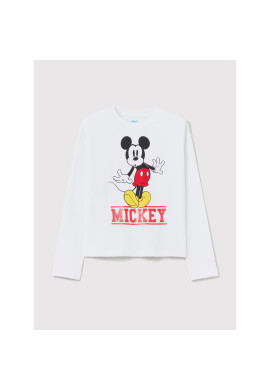 OVS Блуза MICKEY & FRIENDS 1433596 Бял Regular Fit - Pepit.bg