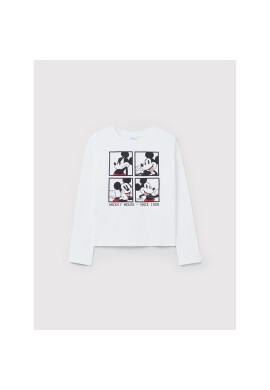 OVS Блуза MICKEY & FRIENDS 1433601 Бял Regular Fit - Pepit.bg