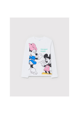 OVS Блуза MICKEY & FRIENDS 1434334 Бял Regular Fit - Pepit.bg