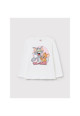 OVS Блуза TOM AND JERRY 1439216 Бял Regular Fit - Pepit.bg