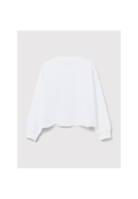 OVS Суитшърт 1433561 Бял Oversize - Pepit.bg