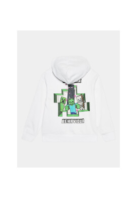 OVS Суитшърт MINECRAFT 1834709 Бял Regular Fit - Pepit.bg