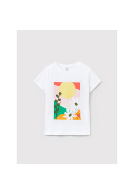 OVS Тишърт 1477267 Бял Regular Fit - Pepit.bg