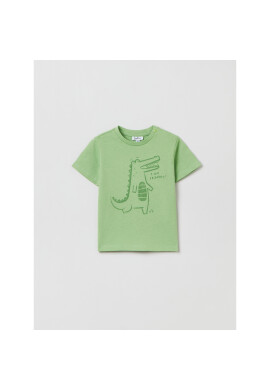 OVS Тишърт 1759074 Зелен Regular Fit - Pepit.bg