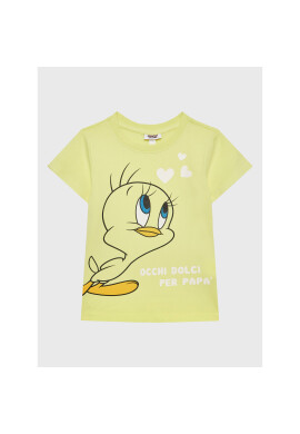 OVS Тишърт 1764571 Жълт Regular Fit - Pepit.bg