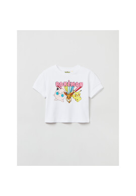 OVS Тишърт POKEMON 1713175 Бял Regular Fit - Pepit.bg