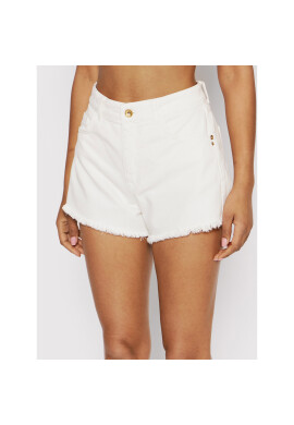 Patrizia Pepe Дънкови шорти 2P1380/D008-W335 Бял Regular Fit - Pepit.bg