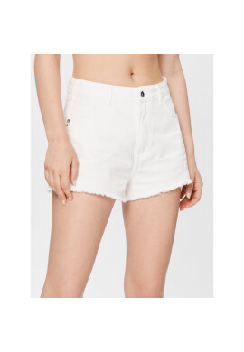 Patrizia Pepe Дънкови шорти 2P1538/D045-W146 Бял Regular Fit - Pepit.bg