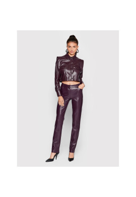 Patrizia Pepe Яке от имитация на кожа 8C0561/E005-M424 Виолетов Regular Fit - Pepit.bg